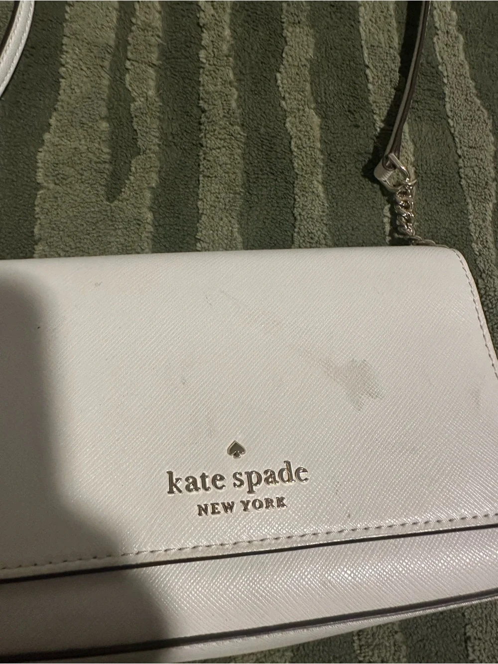 kate spade New York White Crossbody Bag